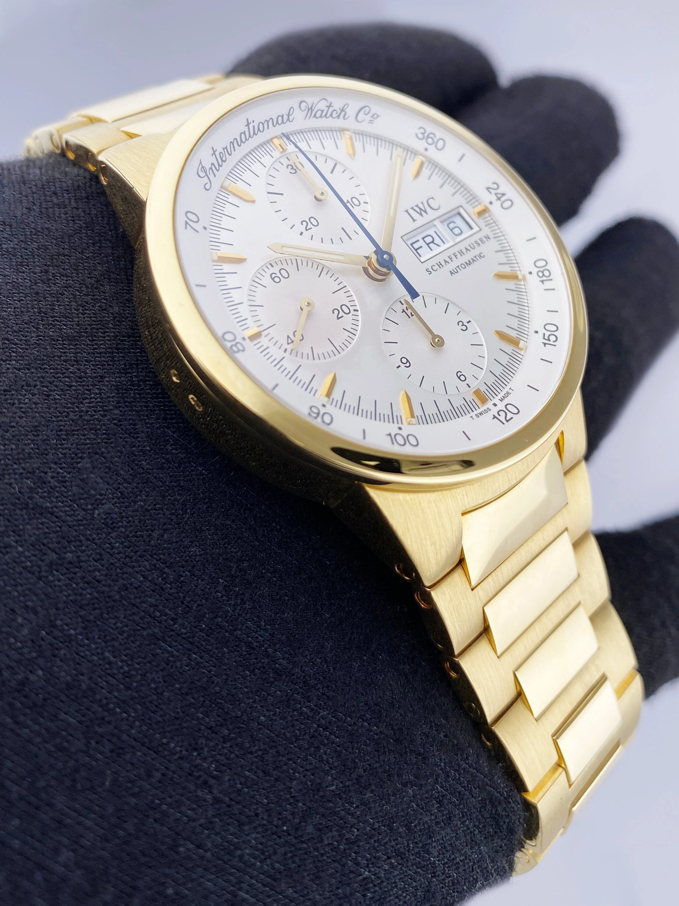 IWC GST Chrono-Automatic 3707/9277 Mens Watch Box Papers
