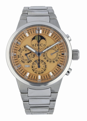 IWC GST Perpetual Calendar  IW3756-11 Salmon Dial  Men's Watch