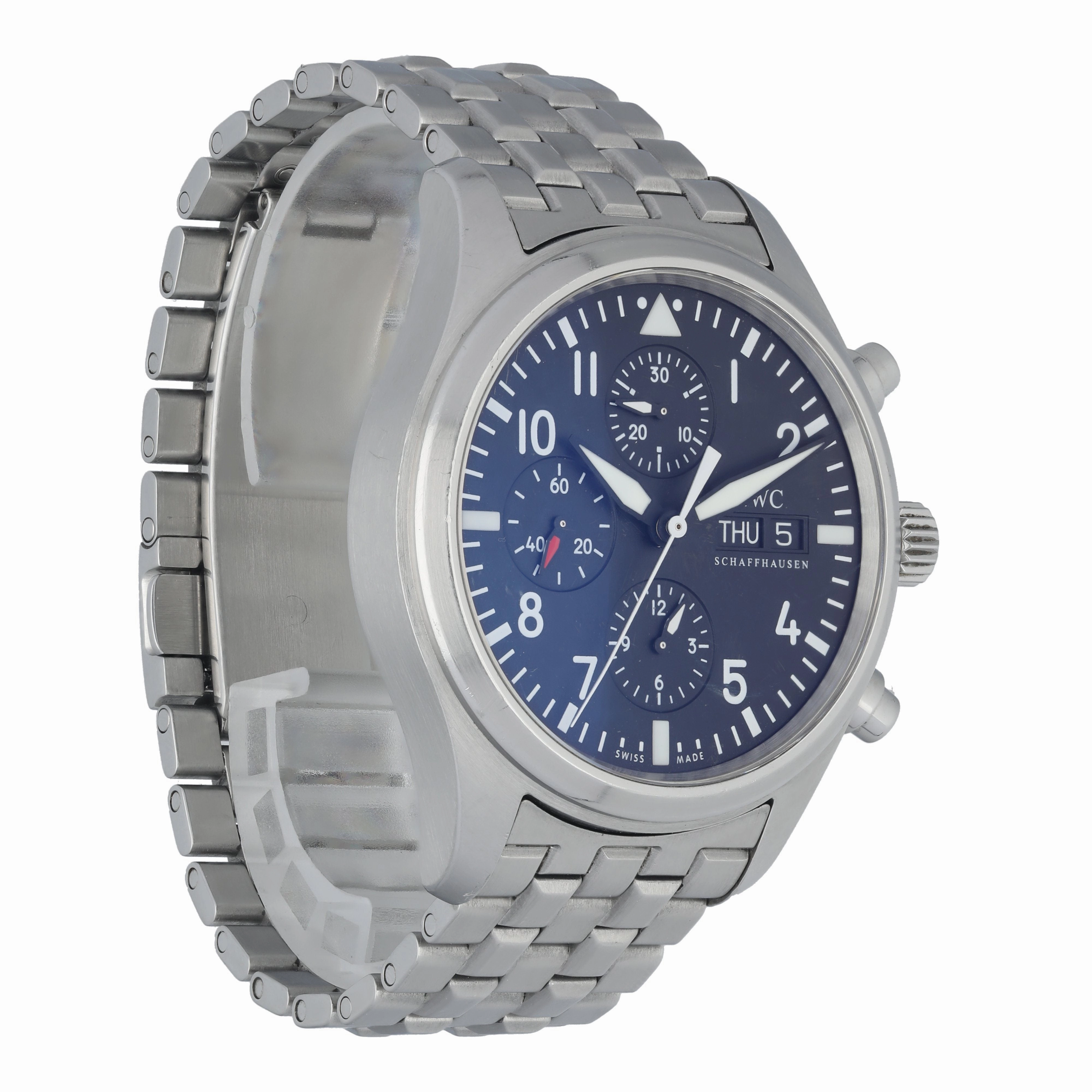 IWC Pilot IW3777 Day Date Mens Watch