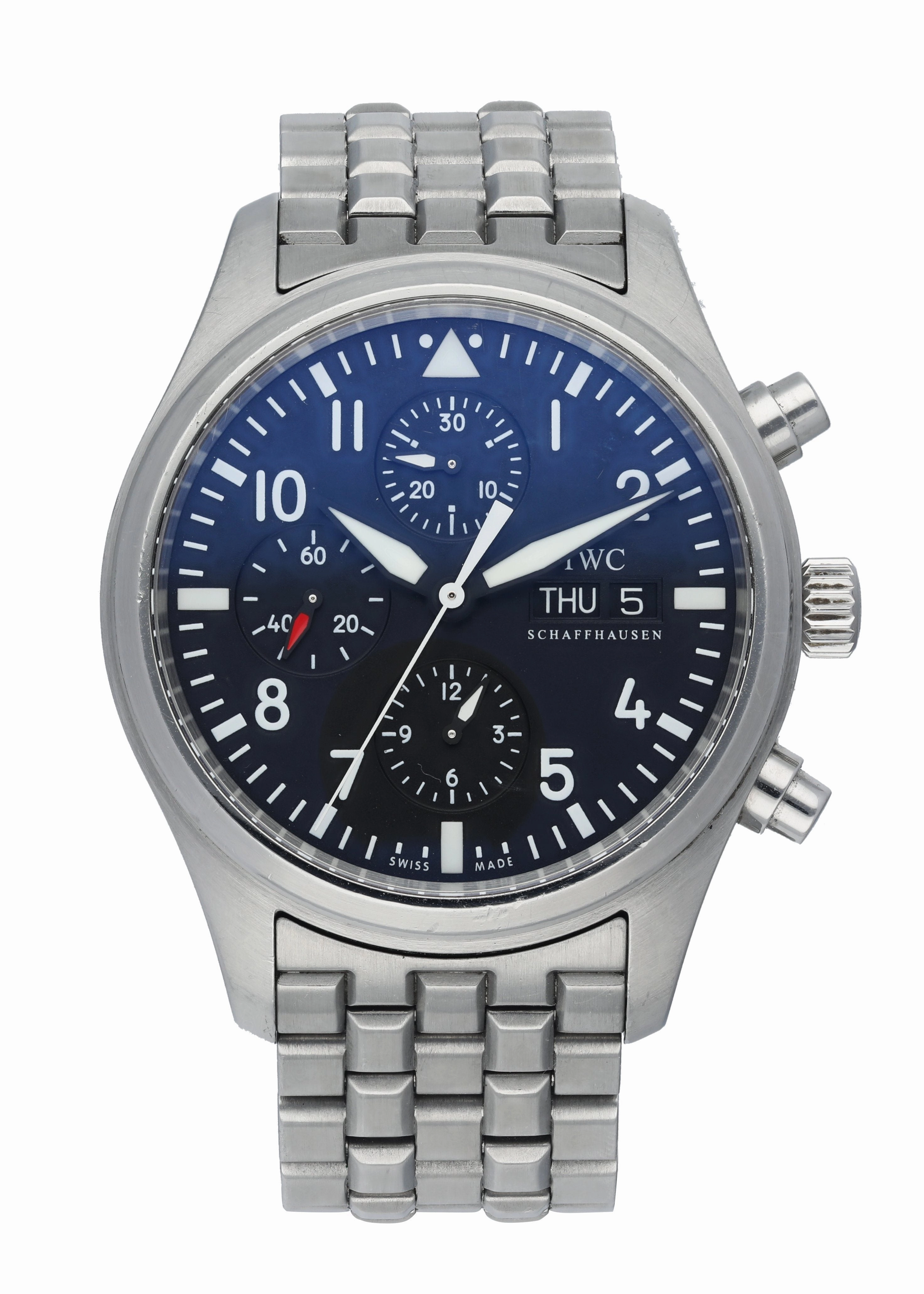 IWC Pilot IW3777 Day Date Mens Watch