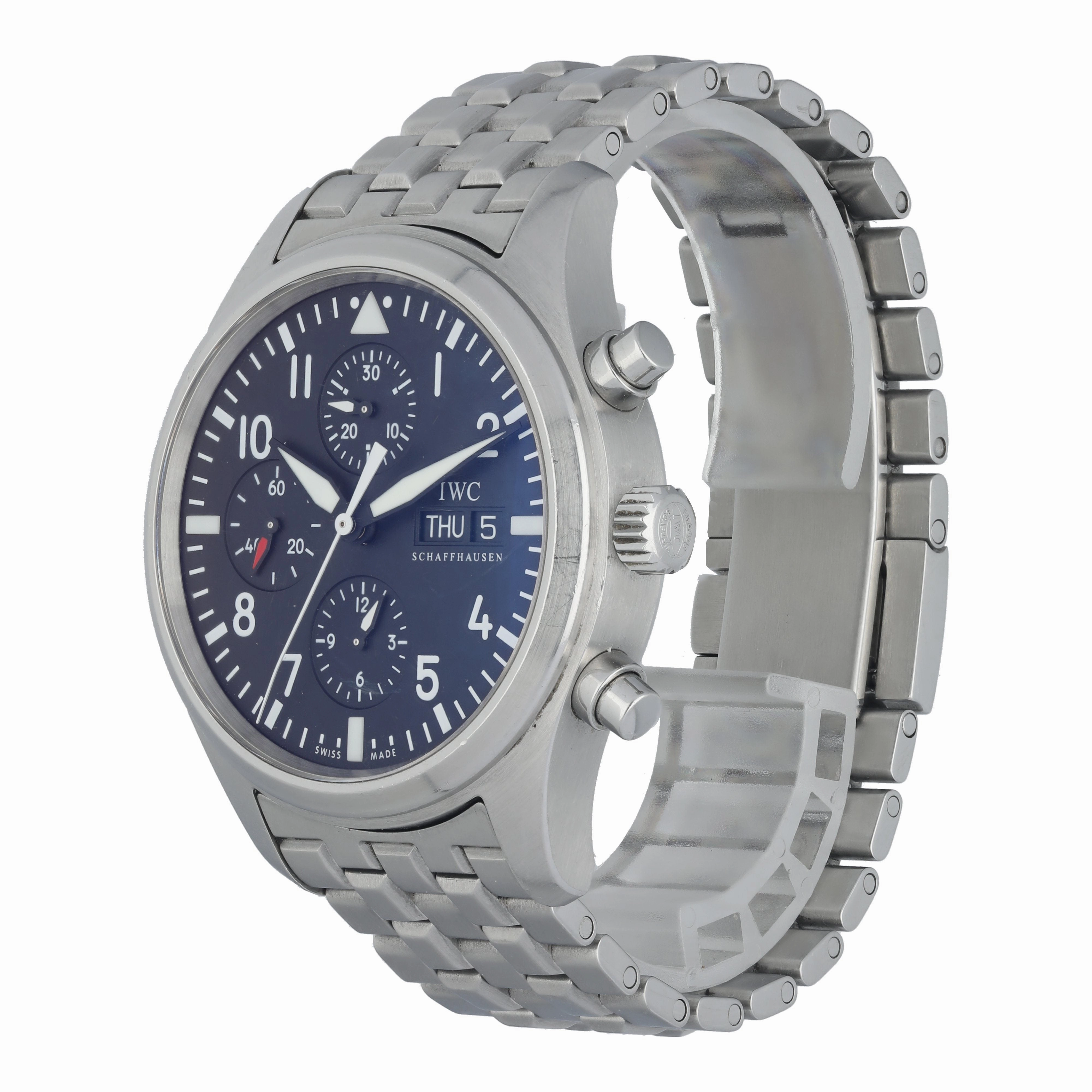 IWC Pilot IW3777 Day Date Mens Watch