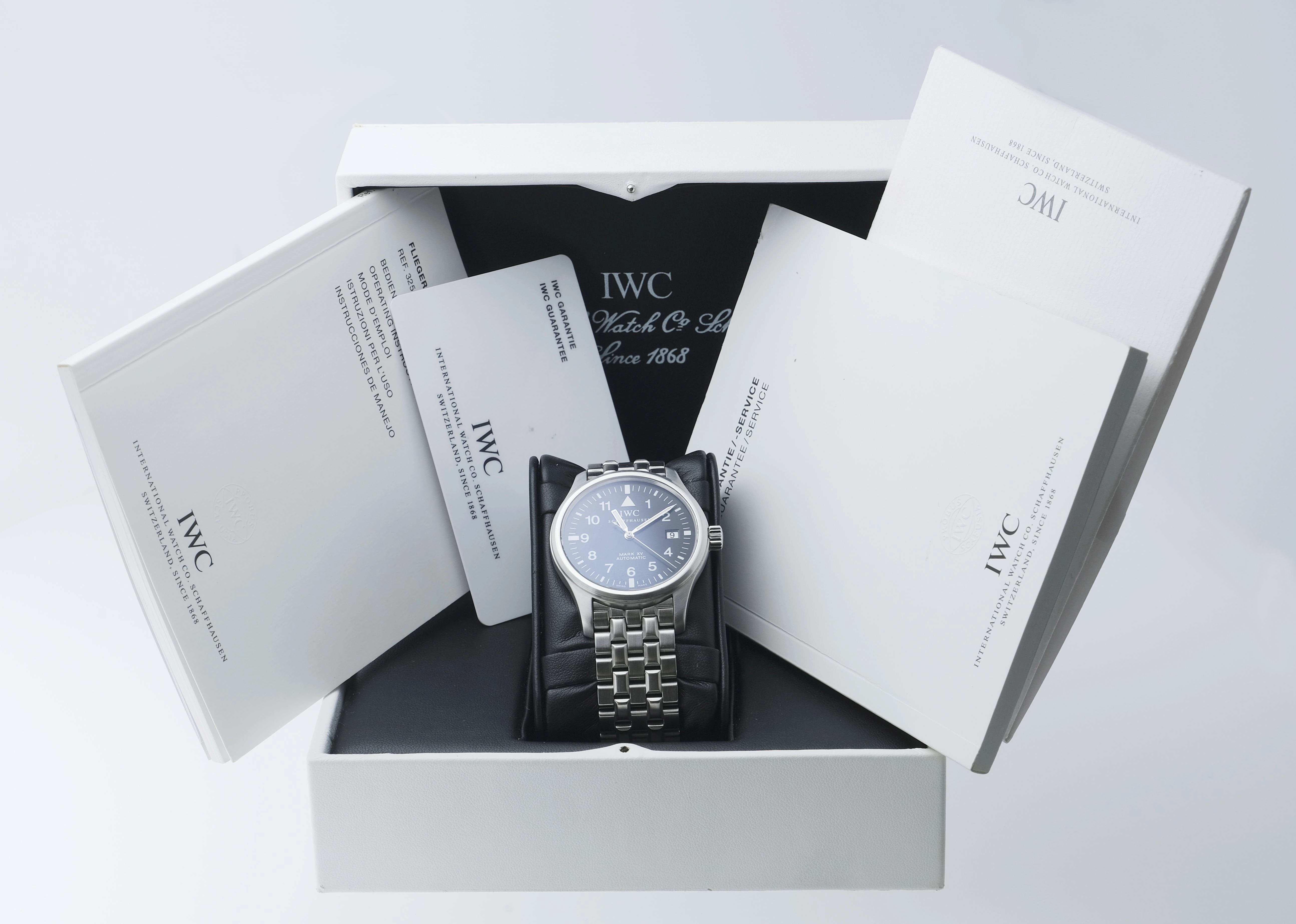 IWC Pilot Mark XV IW325307 Automatic Men's Watch Full Set