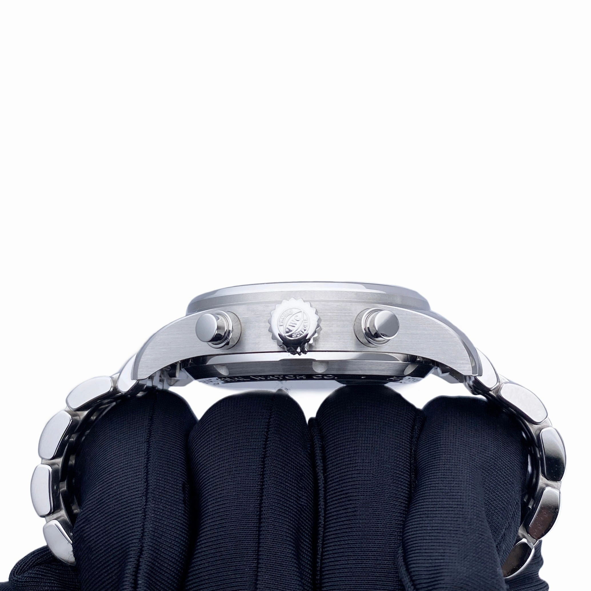 IWC Pilot's IW388102 Chronograph 41 Blue Dial Mens Watch Box Papers