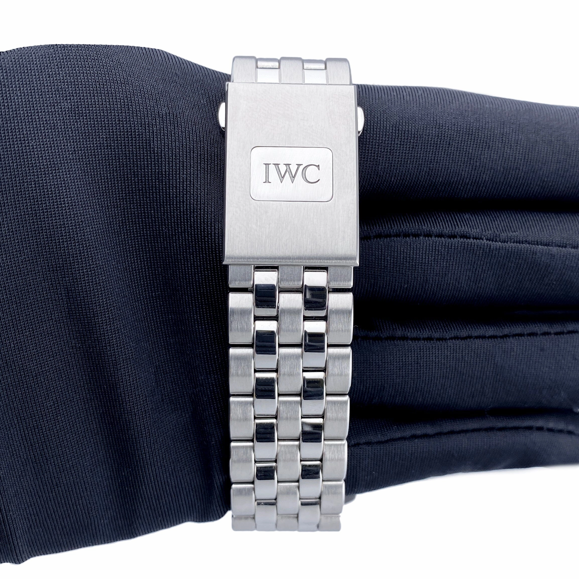 IWC Pilot's IW388102 Chronograph 41 Blue Dial Mens Watch Box Papers