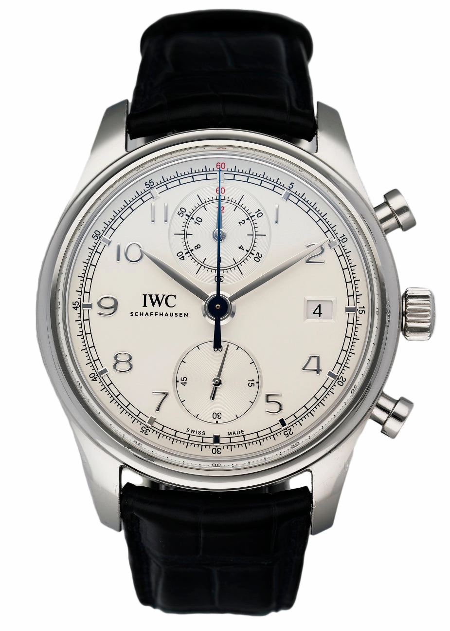 IWC Portugieser Chronograph Classic IW390403 Mens Watch Box Papers