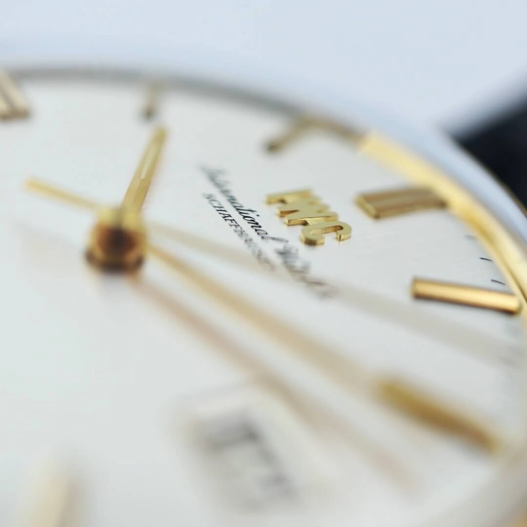 IWC Ref. 1810,  NOS, 18k Gold 1978 Men's Vintage Watch