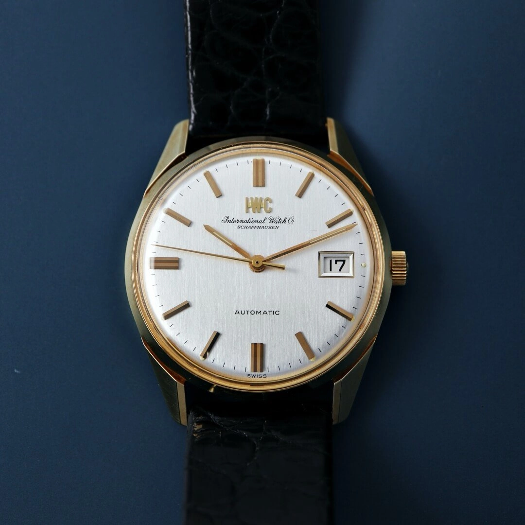 IWC Ref. 1810,  NOS, 18k Gold 1978 Men's Vintage Watch