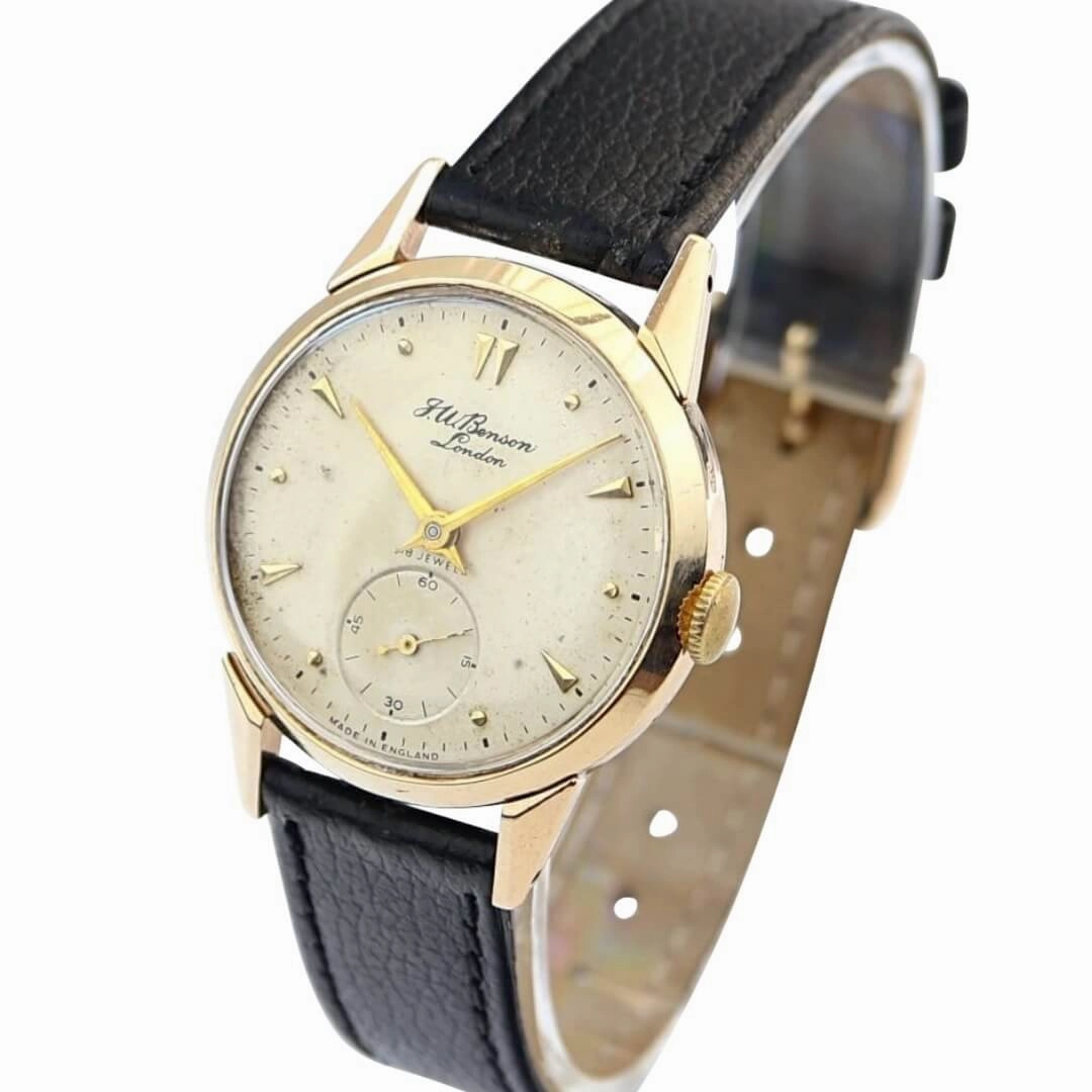 J.W.Benson 9k Gold Watch