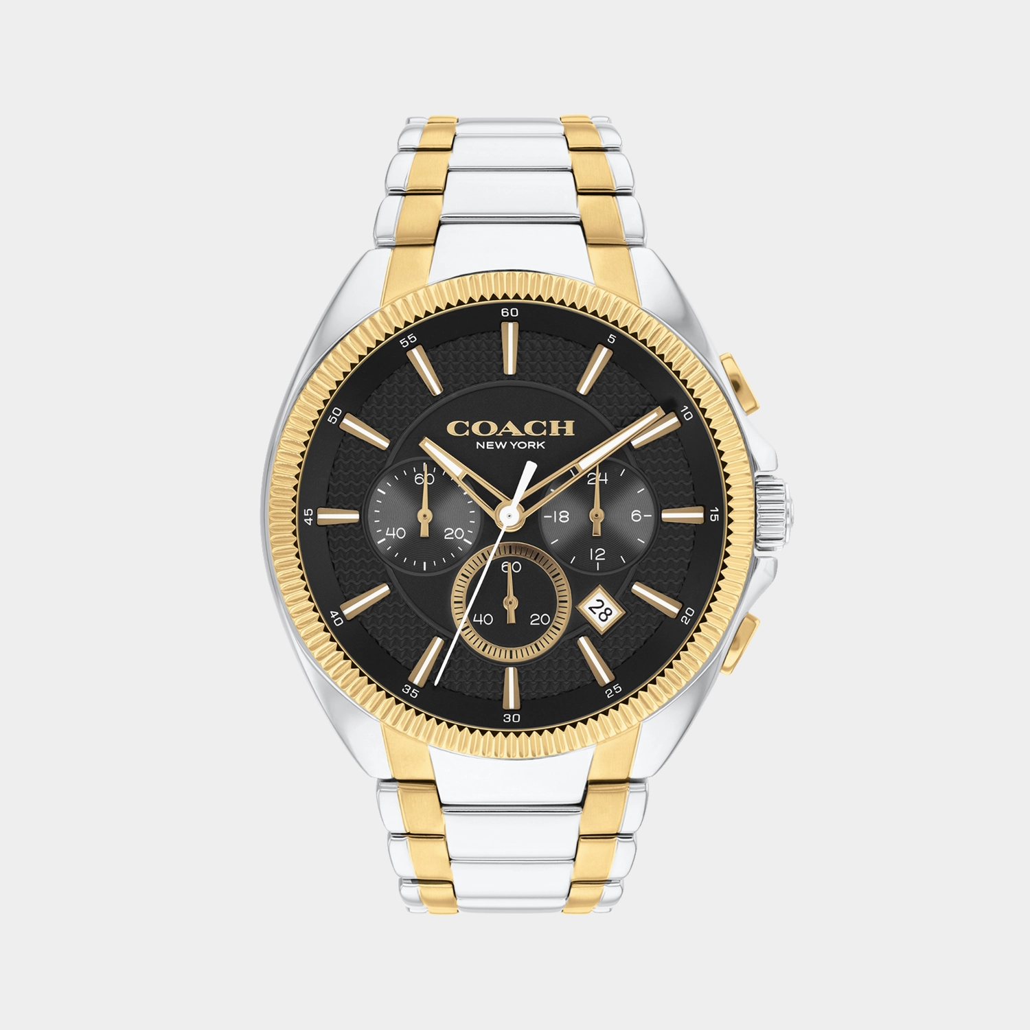 Jackson Men Quartz Black Dial Chronograph Stainless Steel Watch 14602682