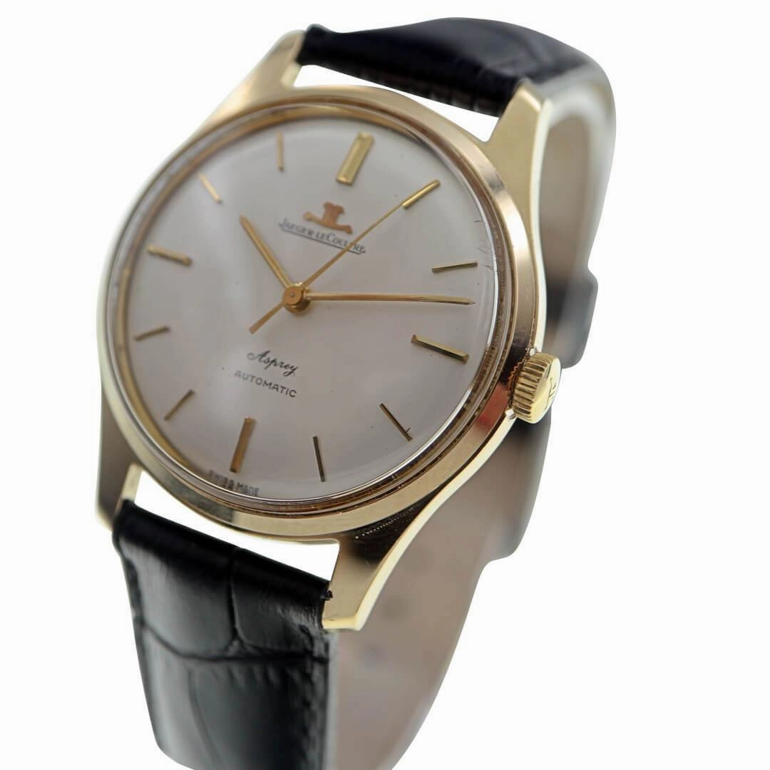 Jaeger Le Coultre Asprey Automatic Gold, 1960's Men's Vintage Watch