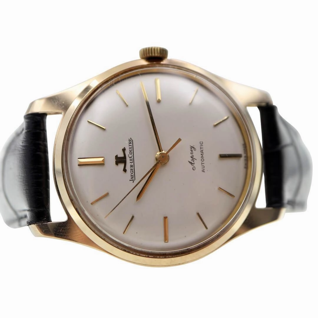 Jaeger Le Coultre Asprey Automatic Gold, 1960's Men's Vintage Watch