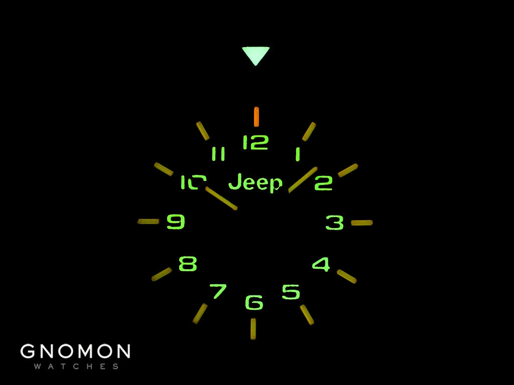 Jeep Rubicon GSAR Diver Automatic - 3ps Green Rubber Strap Kit Ref. WW194006SS-4101