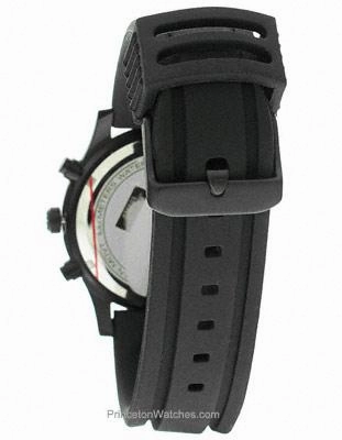 Jorg Gray 1900 Series Chronograph - Blue Accents - Black Case & Strap