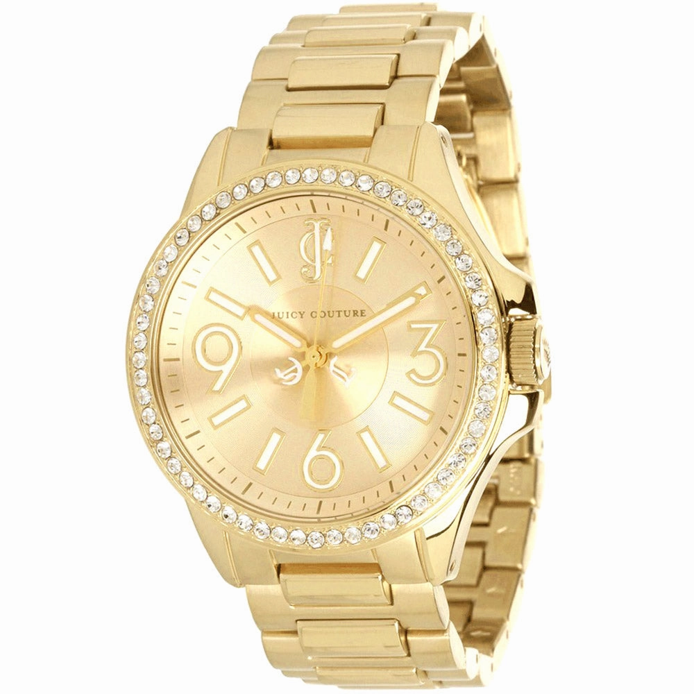 Juicy Couture Women's Jetsetter Gold Tone Dial Watch
