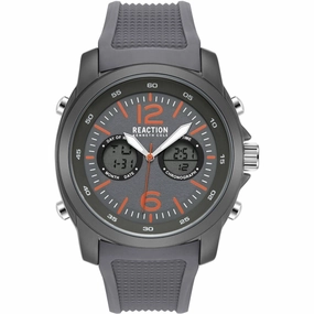 Kenneth Cole Reaction Men's Watch - Ana-Digi Dual Time Grey Strap | KRWGP2188301