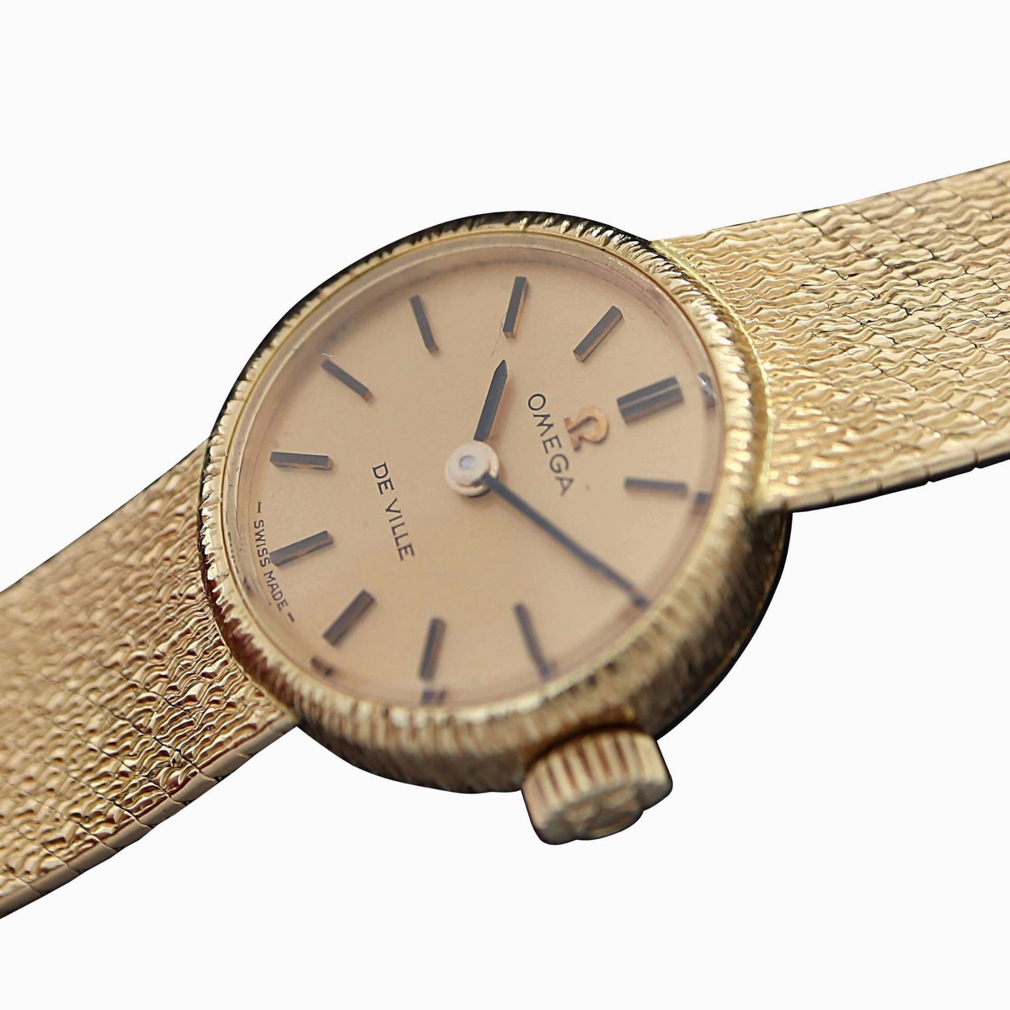 Ladies Omega De Ville 18kt Gold Vintage Watch