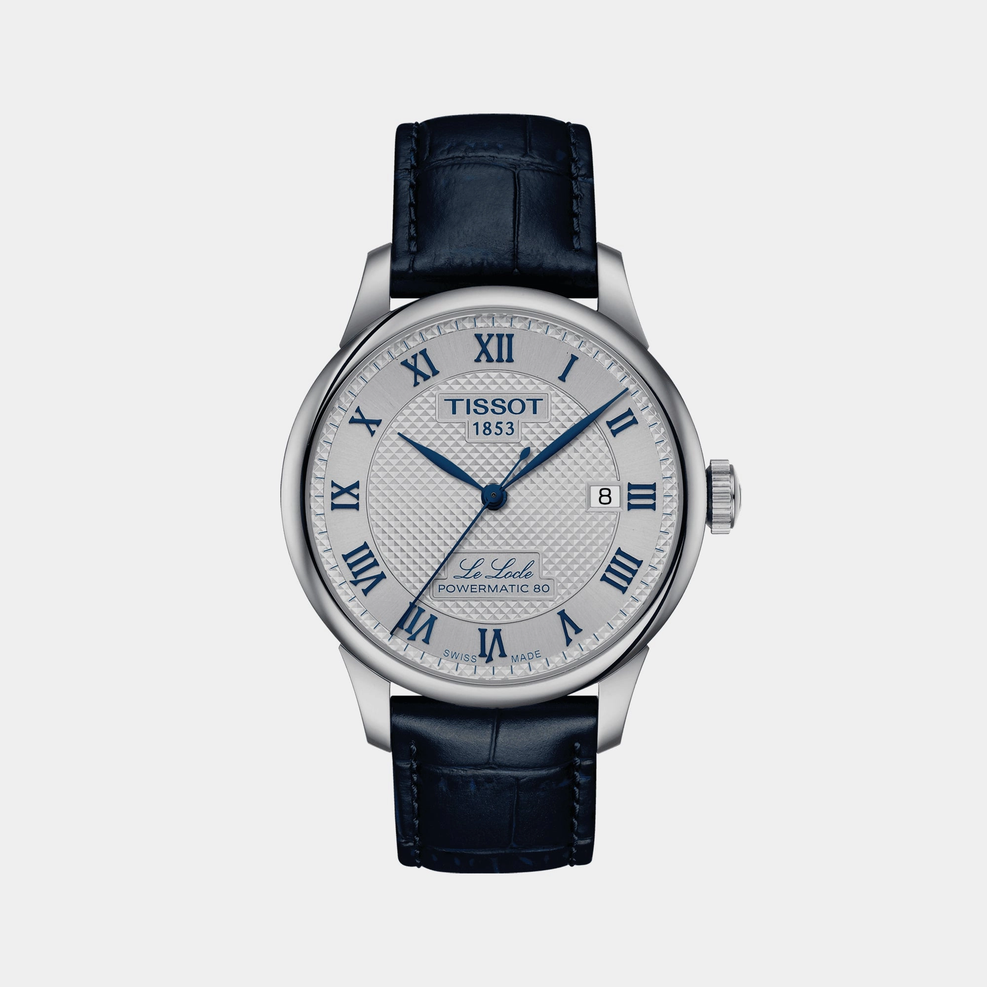 Le Locle Men's Silver Automatic Stainless Steel Watch T0064071103303