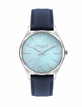 Lee Cooper - LC07871.399 - Women's Super Silver Leather Watch