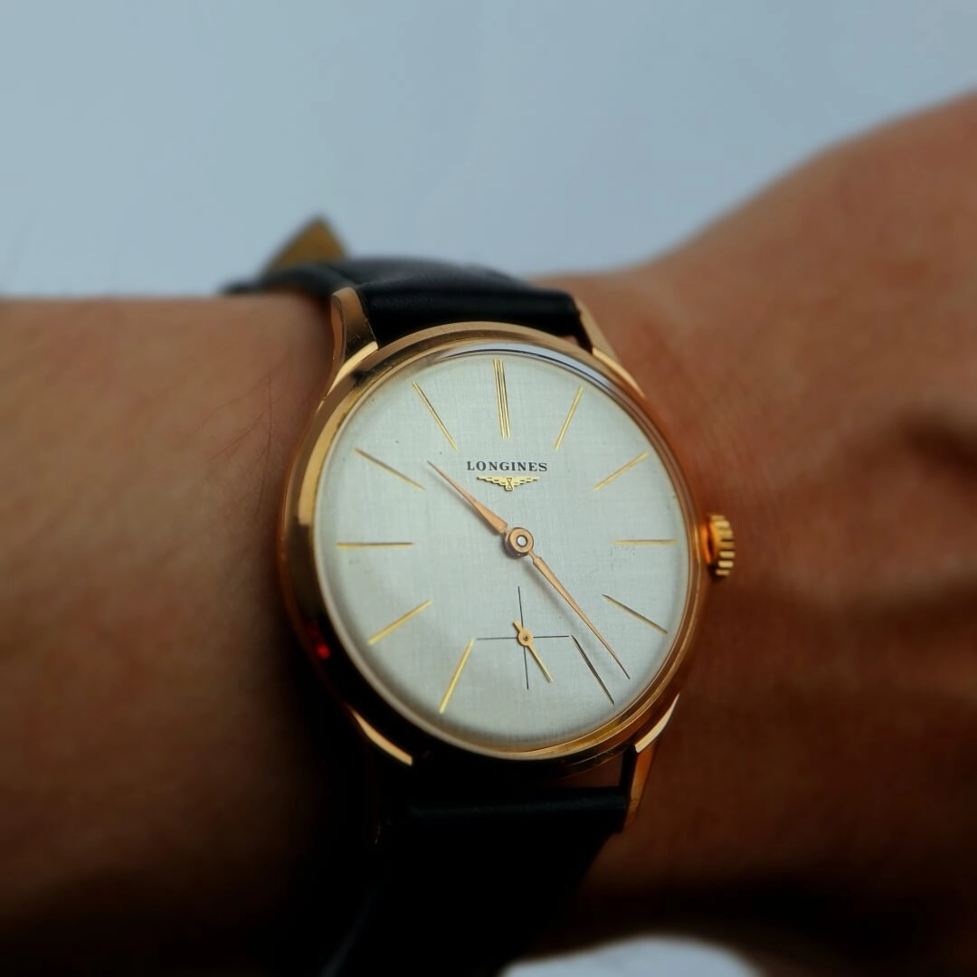 Longines 1960 18k Rose Gold Men's Vintage Watch