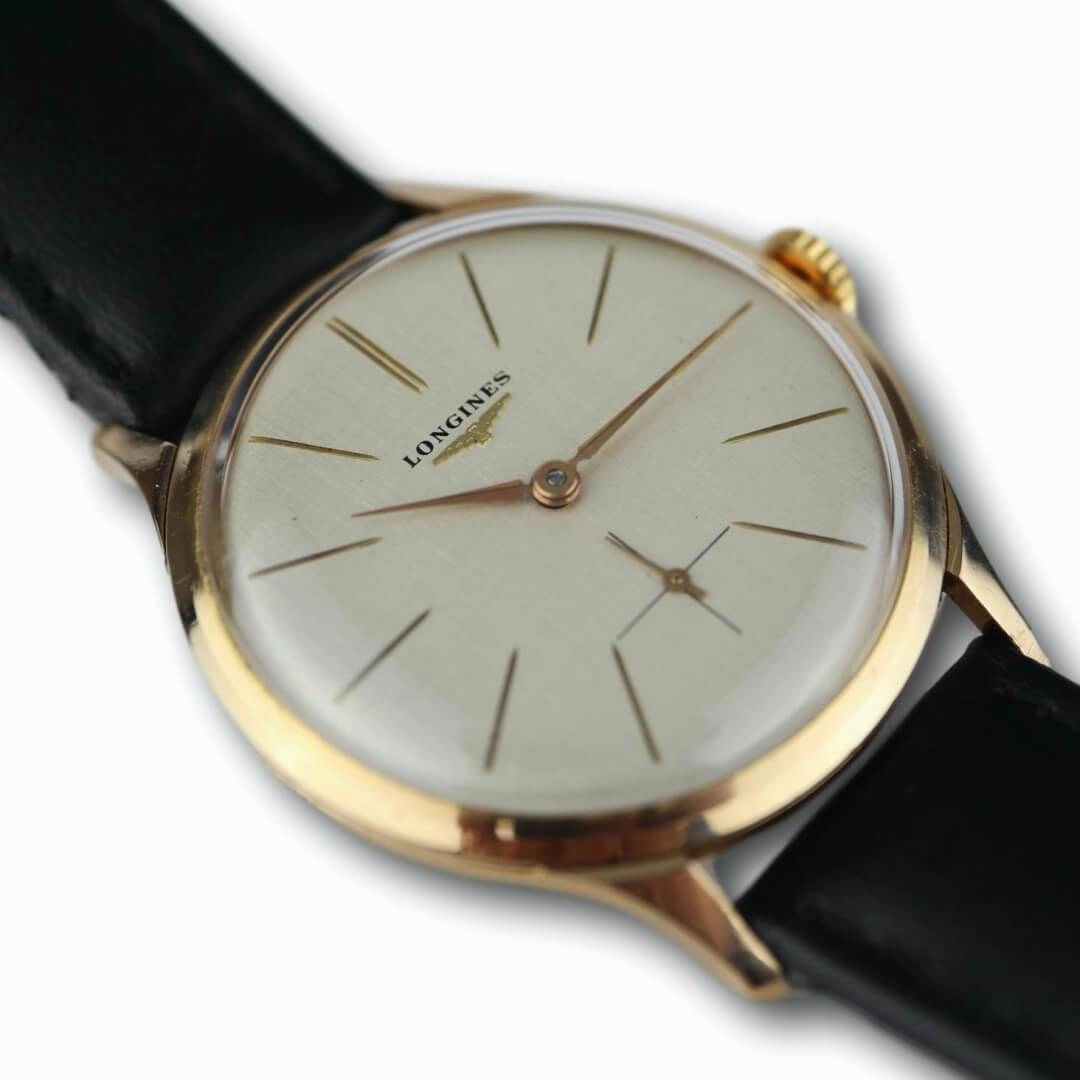 Longines 1960 18k Rose Gold Men's Vintage Watch