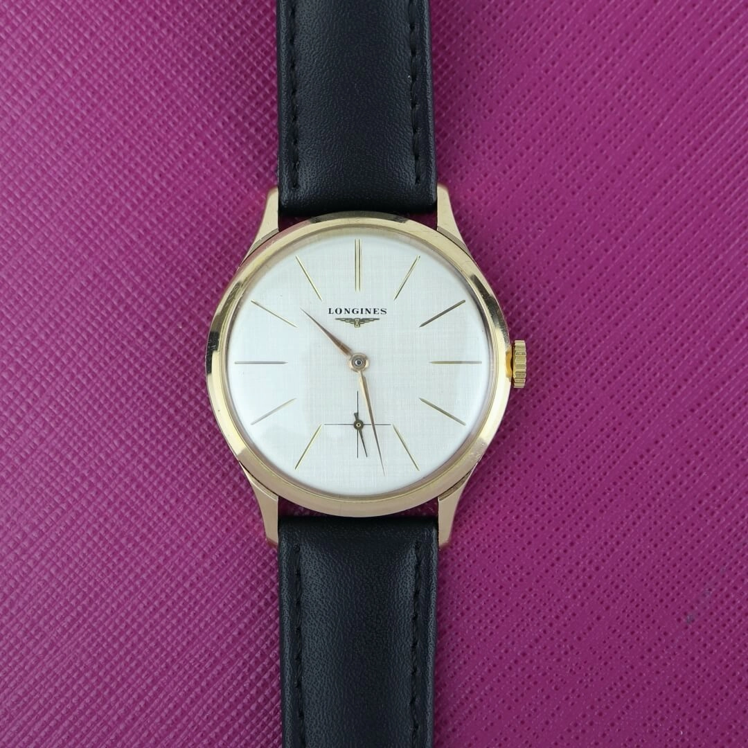 Longines 1960 18k Rose Gold Men's Vintage Watch