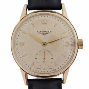 Longines 9k Gold Dress Watch, 1953