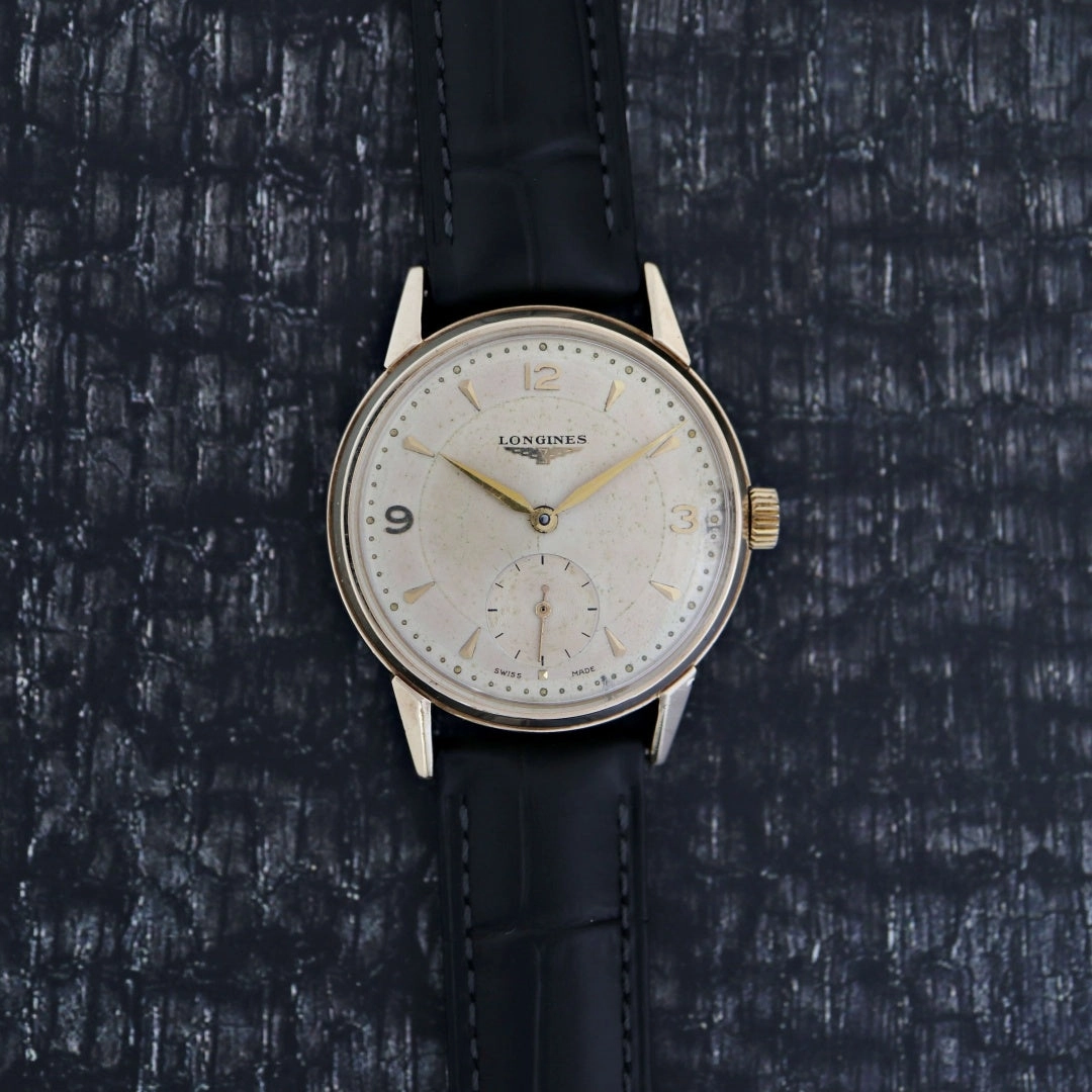 Longines 9k Gold Dress Watch, 1953