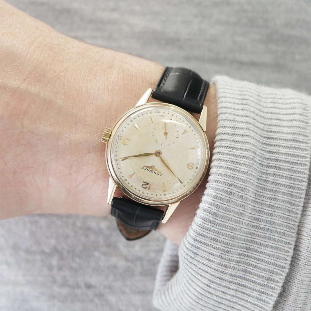 Longines 9k Gold Dress Watch, 1953