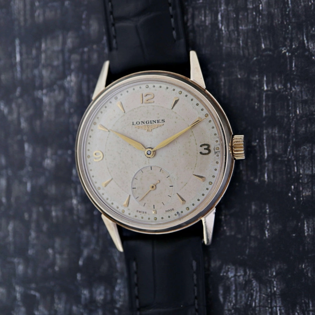 Longines 9k Gold Dress Watch, 1953