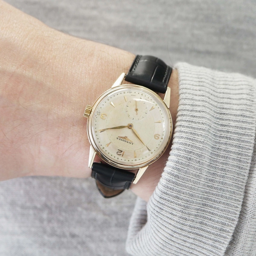 Longines 9k Gold Dress Watch, 1953