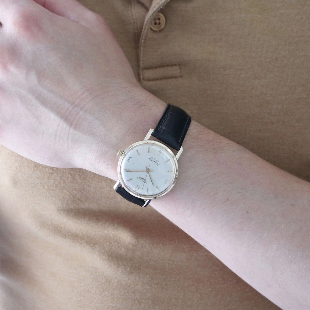 Longines Flagship 3403, 9k Gold, 1960 Vintage Watch