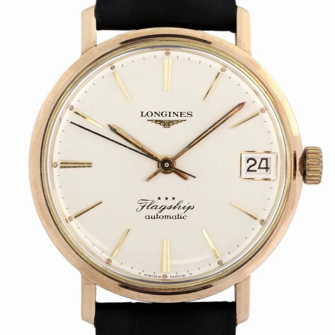 Longines Flagship Ref. 3418 "Big Ship", 1966 9k Gold Vintage Watch