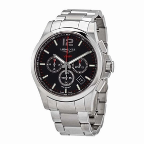 Longines Men's Watch - Conquest V.H.P. Chronograph Silver Steel Bracelet | L37274566