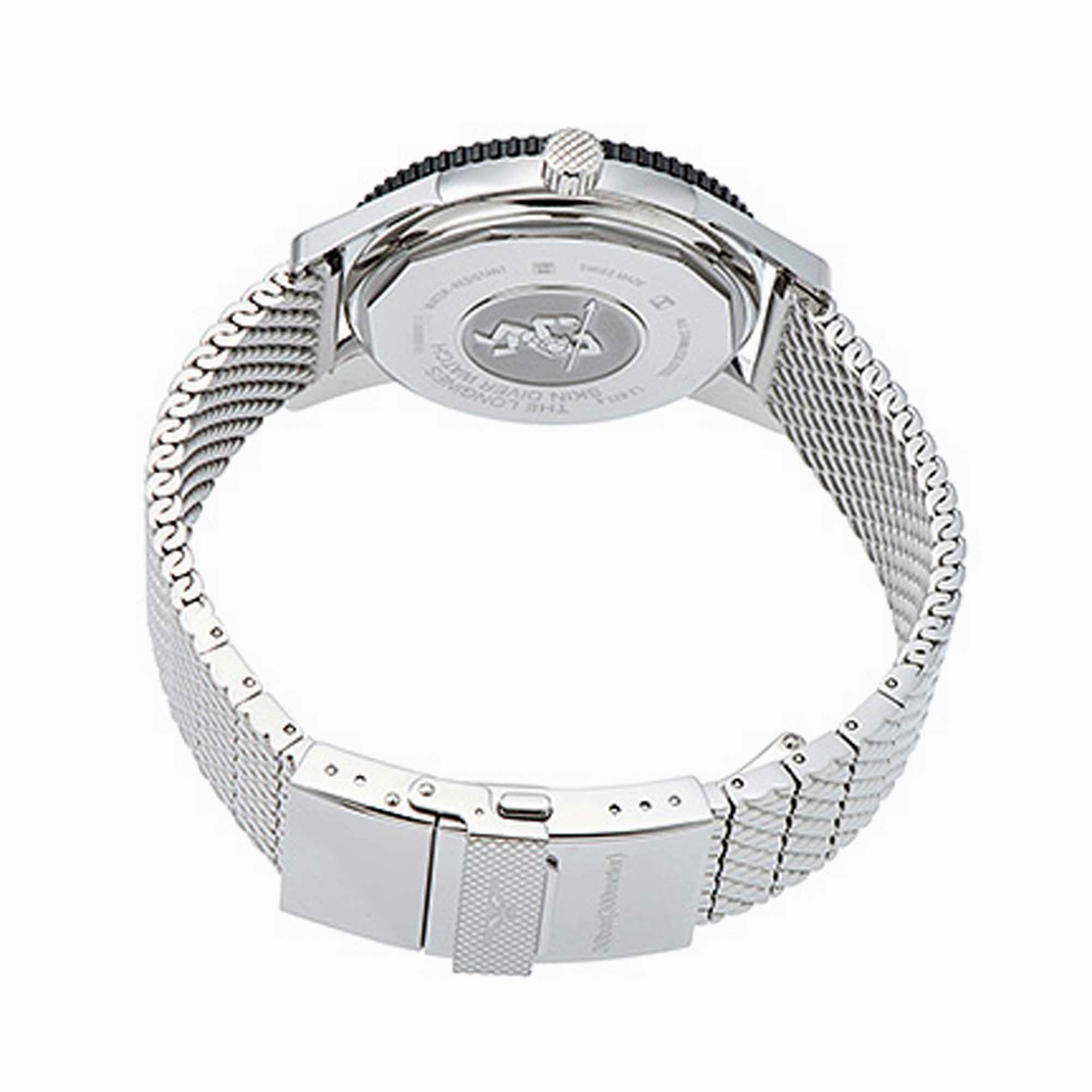 Longines Men's Watch - Heritage Skin Diver Automatic Black Dial Bracelet | L28224566