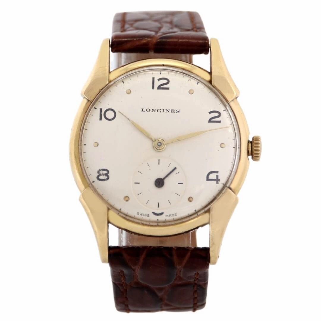 Longines Ref. 5674, 18k Gold, Fancy Lugs, 1940's