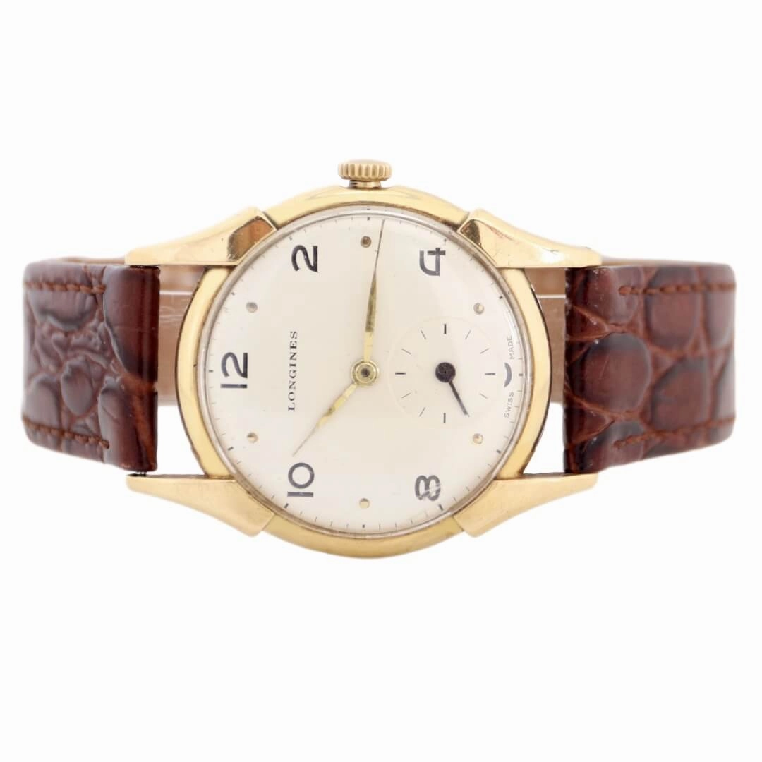 Longines Ref. 5674, 18k Gold, Fancy Lugs, 1940's