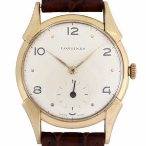 Longines Ref. 5674, 18k Gold, Fancy Lugs, 1940's