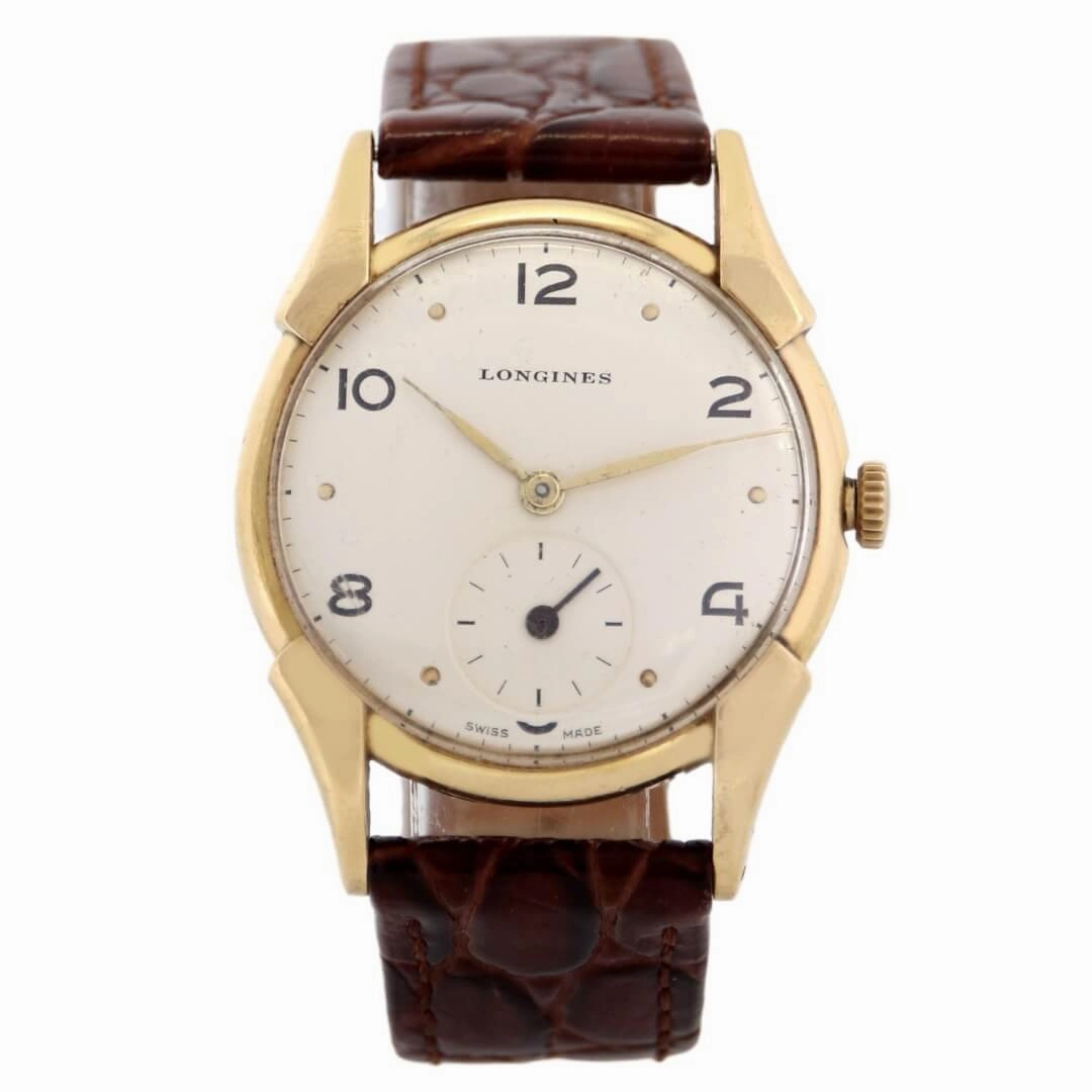 Longines Ref. 5674, 18k Gold, Fancy Lugs, 1940's