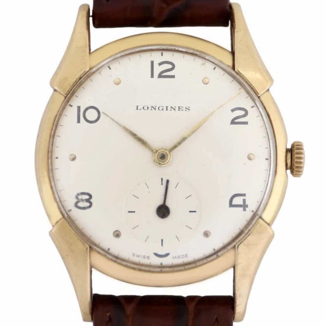 Longines Ref. 5674, 18k Gold, Fancy Lugs, 1940's