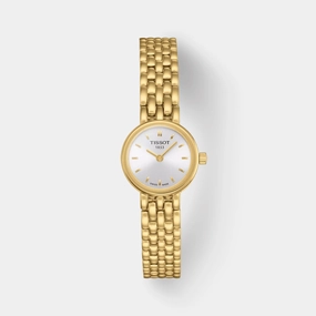 Lovely Square Women Quartz Silver Dial Analog Stainless Steel Watch T0580093303100