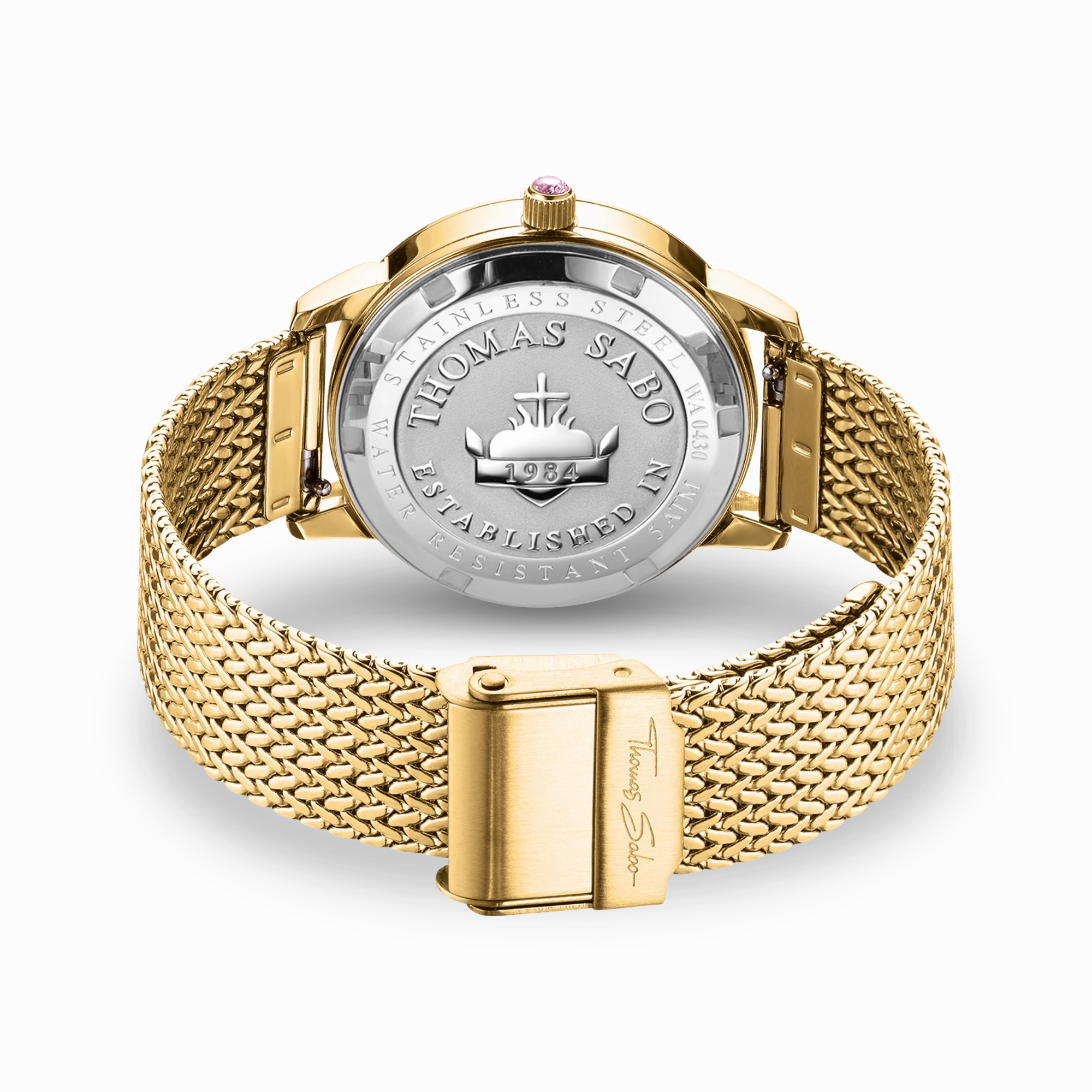 Luminescent Butterfly Watch in Gold