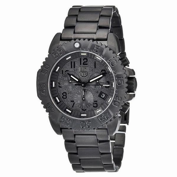 Luminox 3182.BO Men's Sea Steel Colormark Chronograph 3180 Black Dial Dive Watch