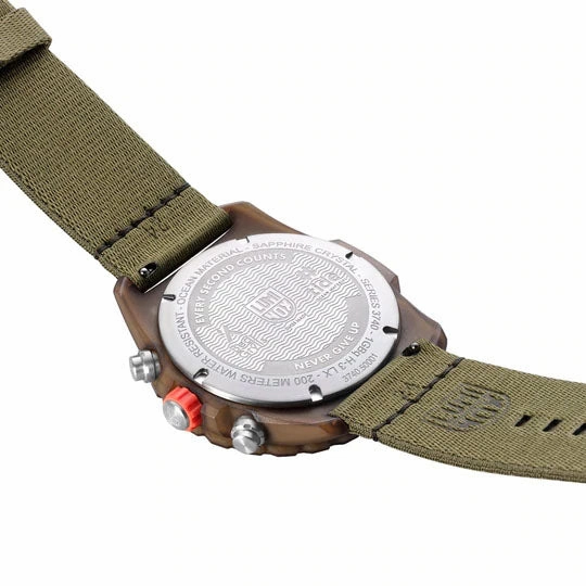 Luminox Bear Grylls Master #TIDE 3740 Series Olive Black Watch