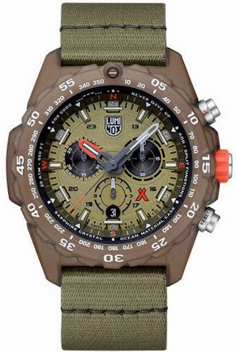 Luminox Bear Grylls Master #TIDE 3740 Series Olive Black Watch