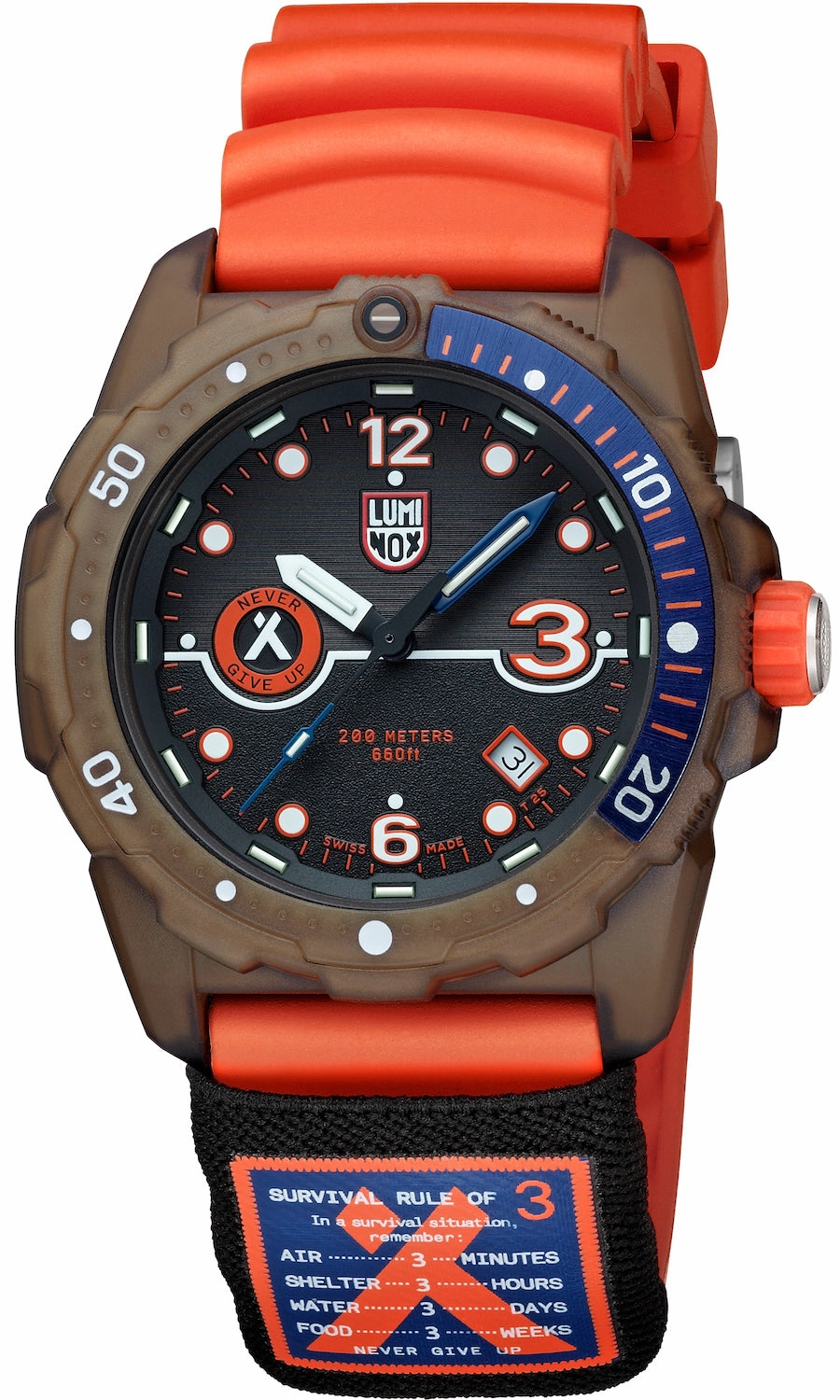 Luminox Bear Grylls Survival Rule Of 3 ECO 3720 Series Watch