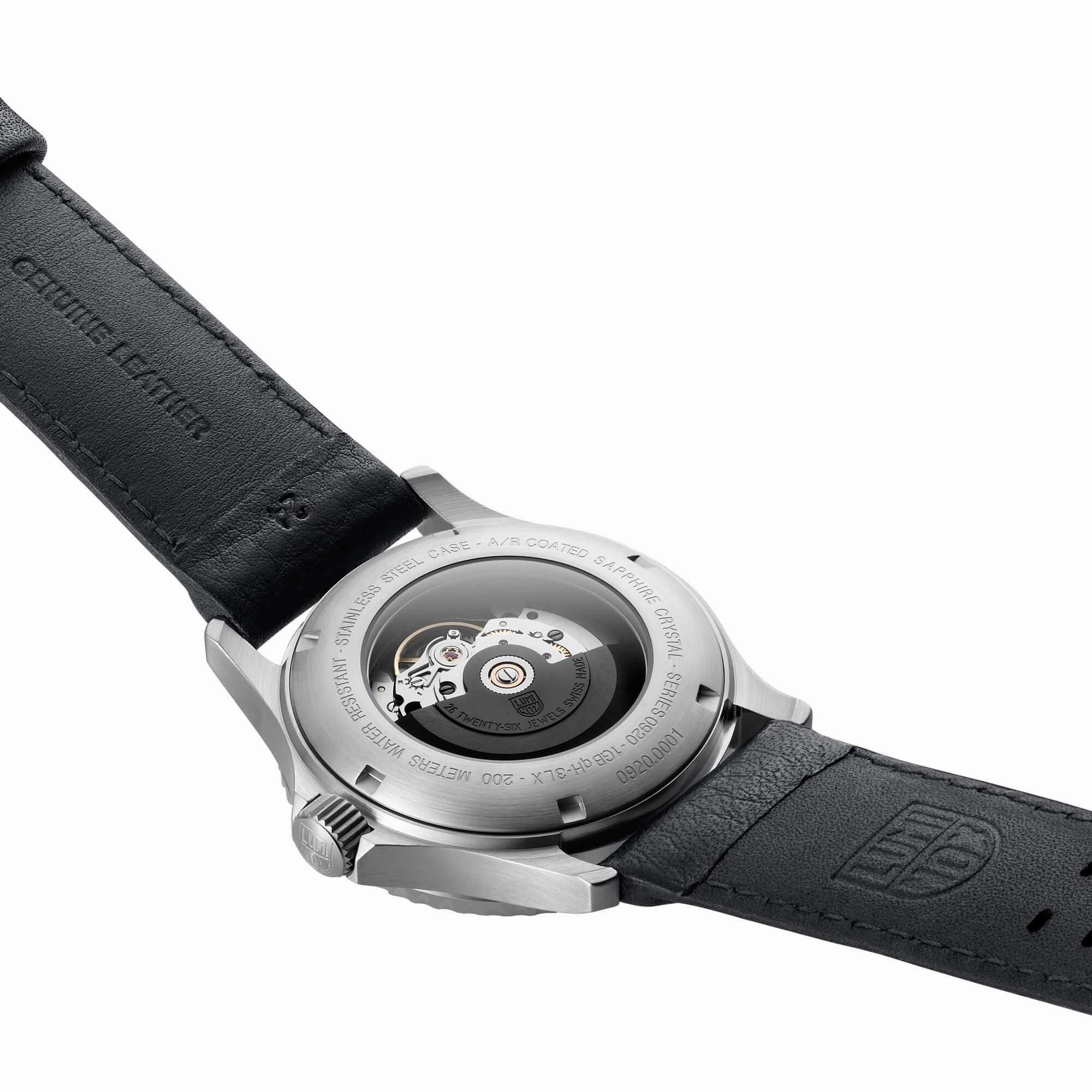 Luminox Men's Automatic Sport Timer Black Dial Leather Strap | XS.0921