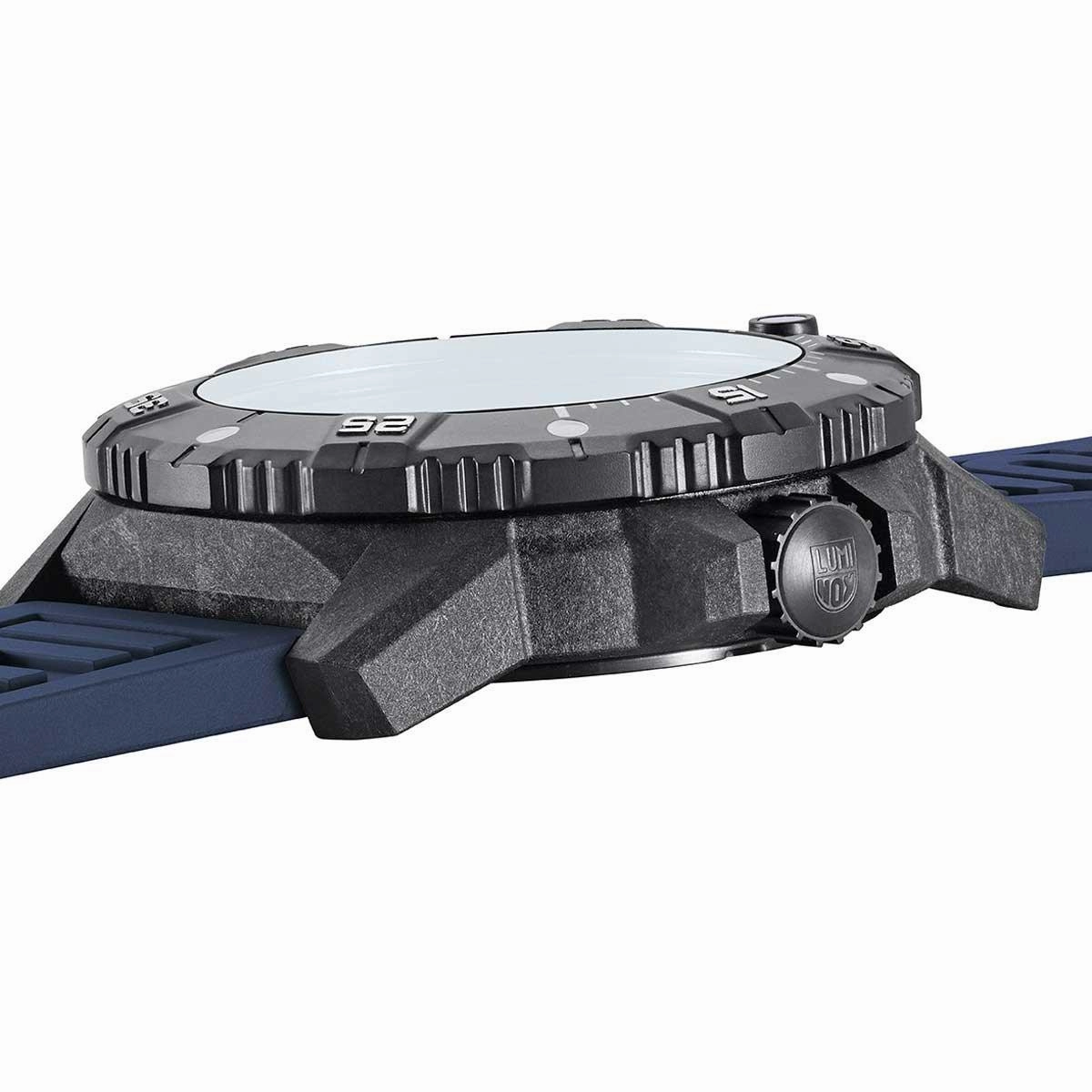 Luminox Men's Automatic Watch - Master Carbon Seal Blue Dial Rubber Strap Dive | 3863