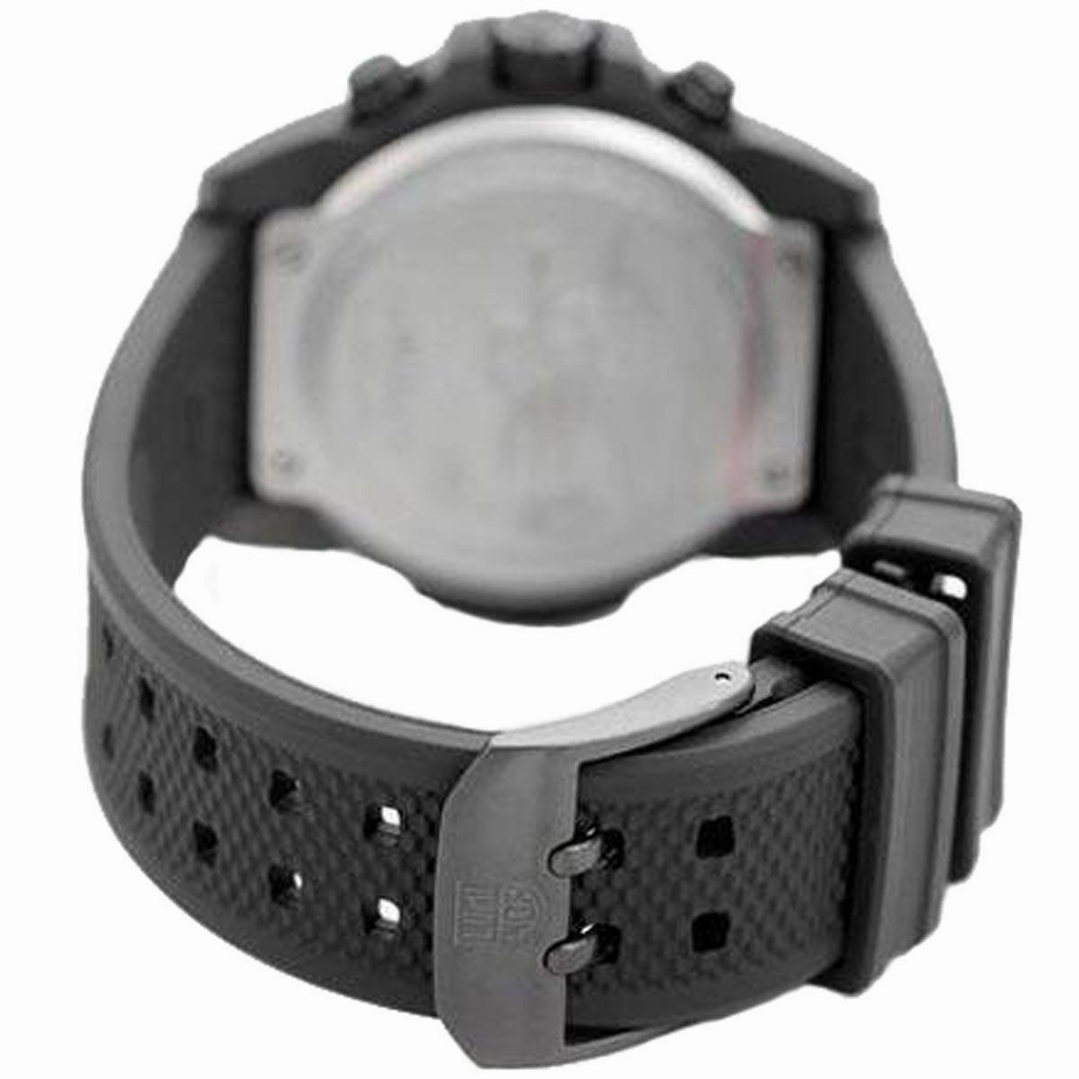 Luminox Men's Chronograph Watch - Navy Seal Black and Red Dial Strap | 3581.EY