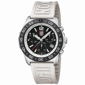 Luminox Men's Chronograph Watch - Pacific Diver Black Dial Rubber Strap | 3141