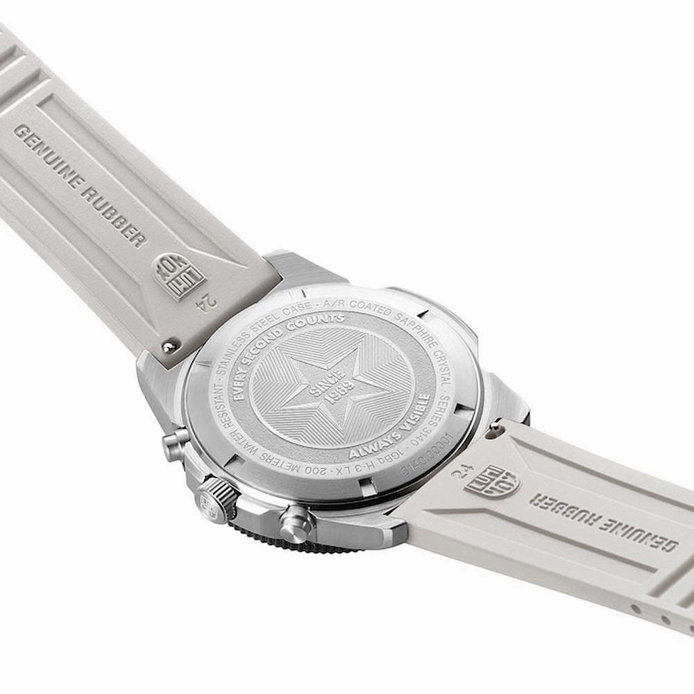Luminox Men's Chronograph Watch - Pacific Diver Black Dial Rubber Strap | 3141